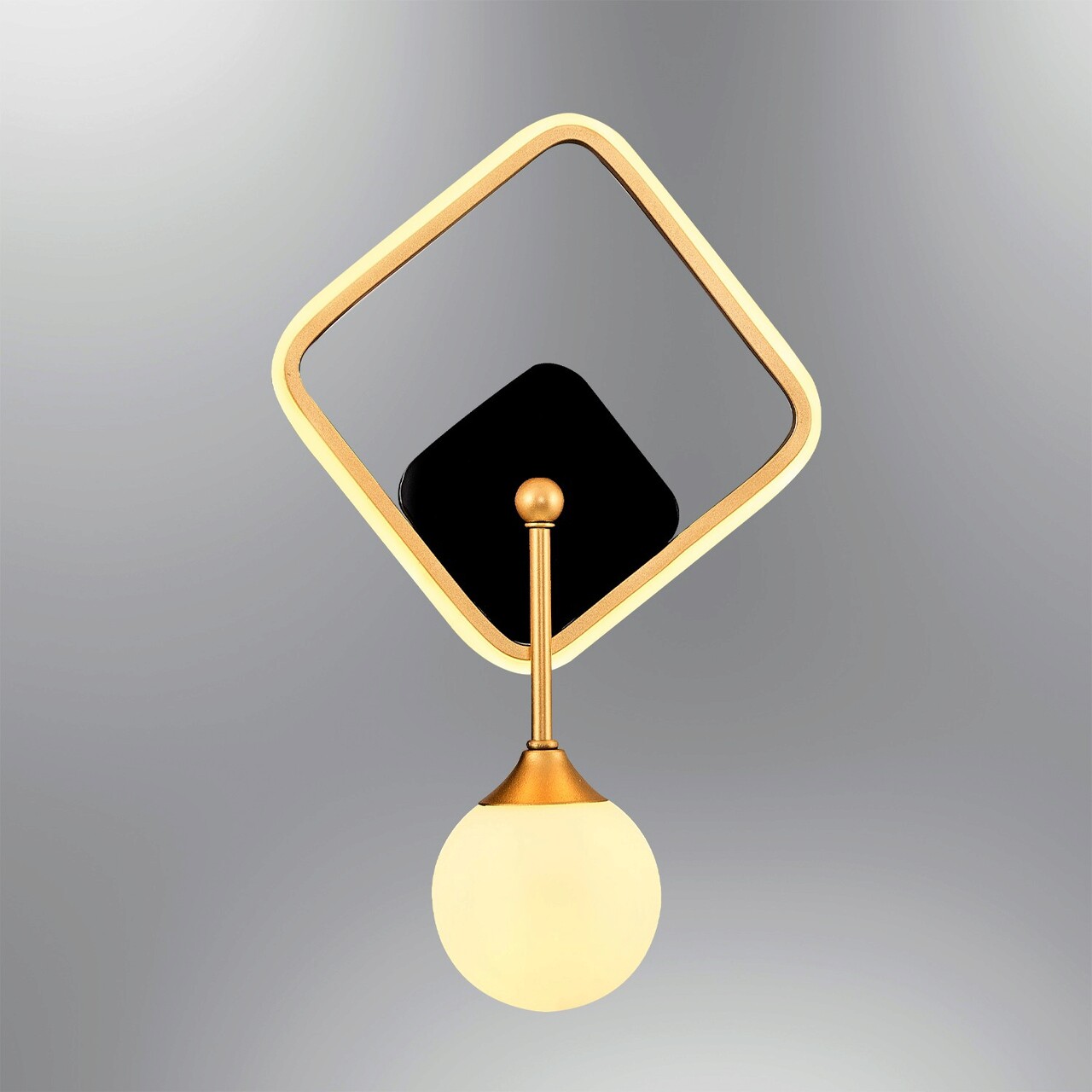 Aplica de perete, Opviq, 414LRC1143, Maro antichizat - imagine 5